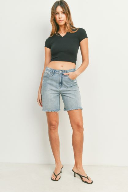 Bermuda Denim Shorts