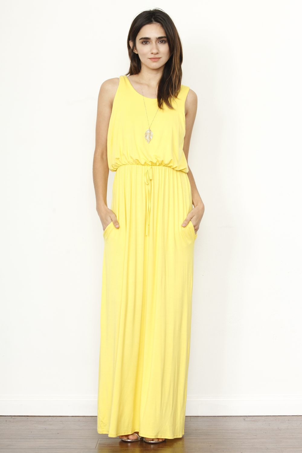 blouson maxi dress Women's Aster Blouson Maxi Dress Pastel Blue S/M/L/Customize MEAN BLVD