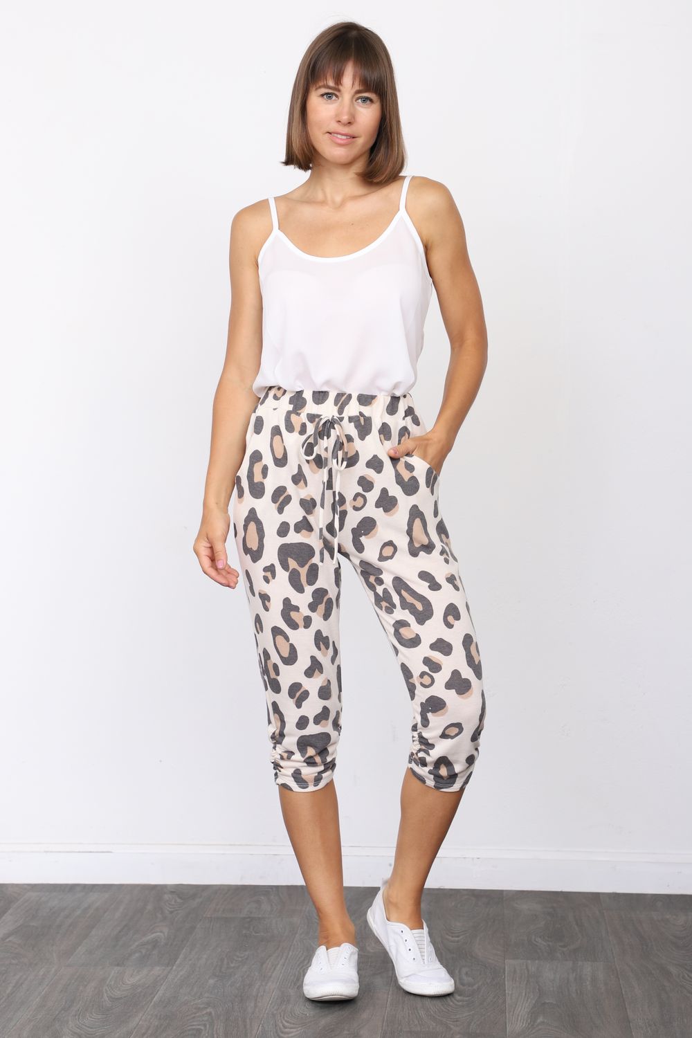 Leopard Cropped Jogger Pants_Plus – éloges